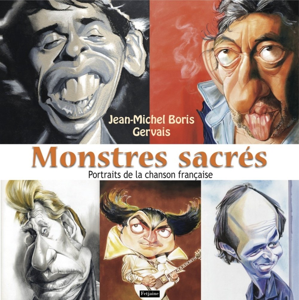 jaquette album Monstres sacrés: Portraits de la chanson