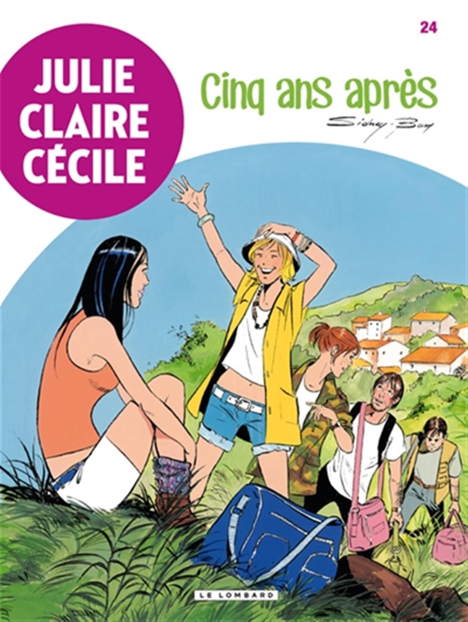 jaquette album Julie, Claire, Cécile - Tome 24 - Cinq ans après
