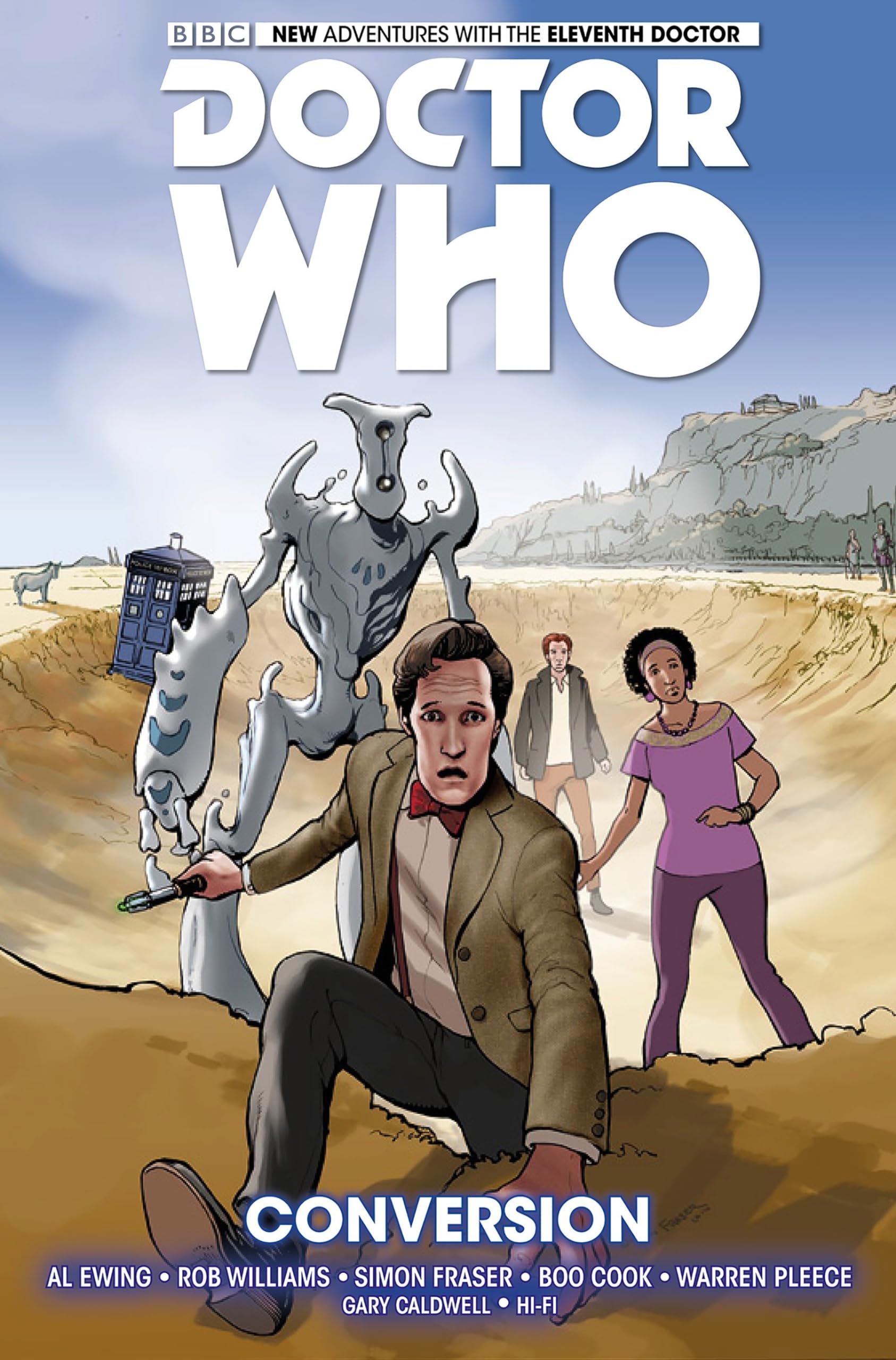 jaquette album Doctor Who: The Eleventh Doctor Volume 3 - Conversion