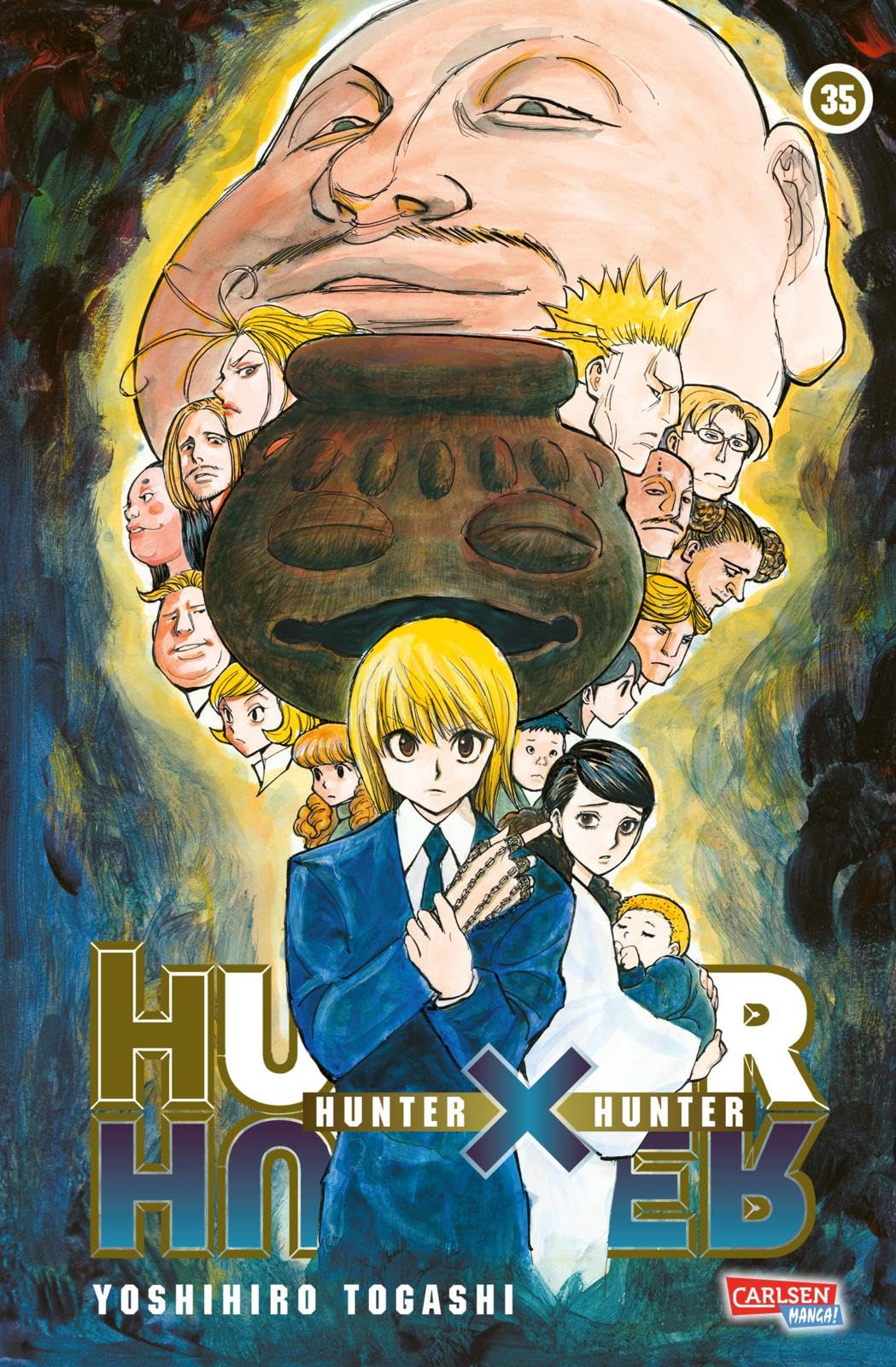 jaquette album Hunter X Hunter 35: actionreiche und mysteriöse Abenteuer auf dem Weg zur Legende