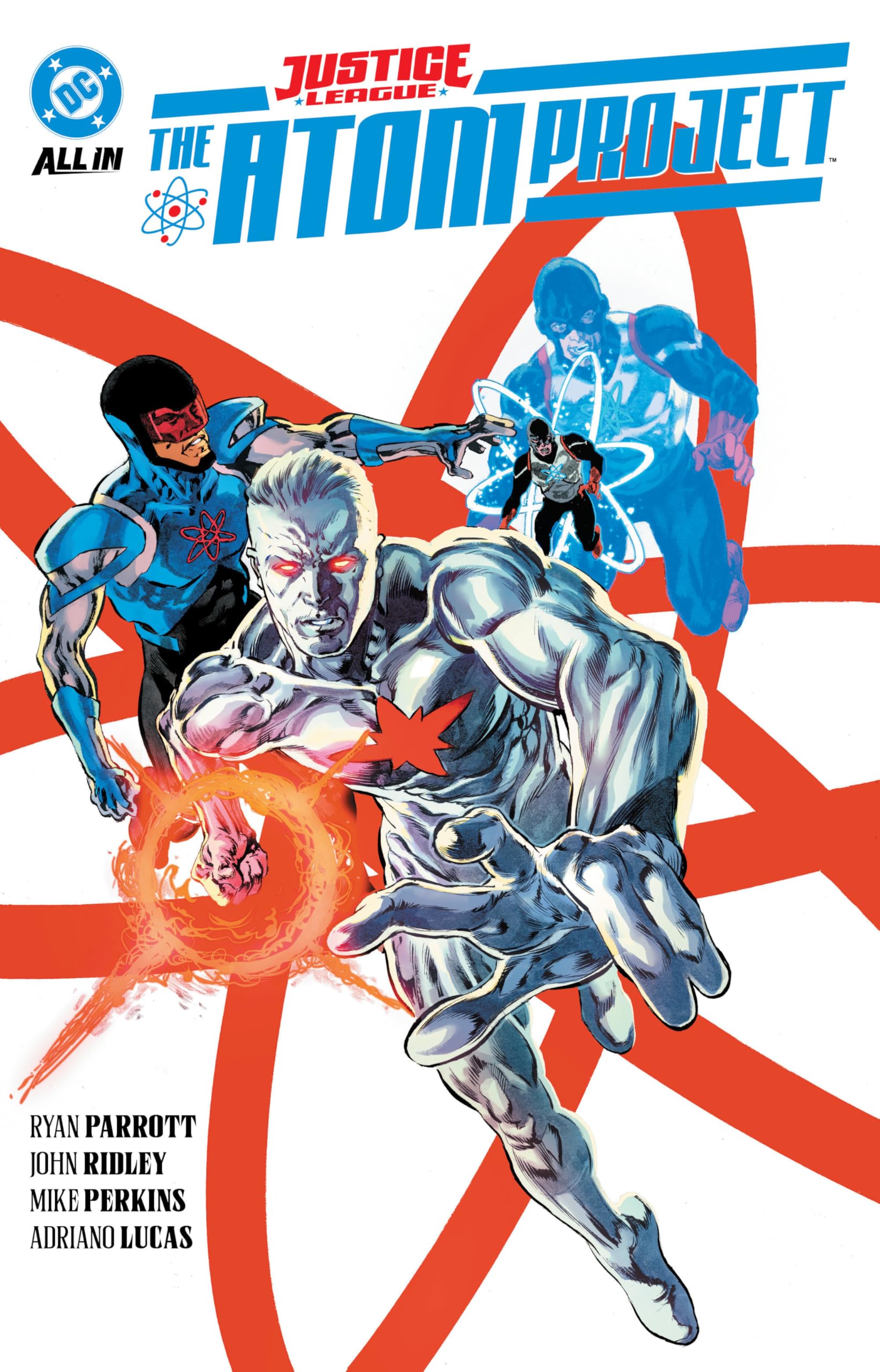 jaquette album Justice League: The Atom Project