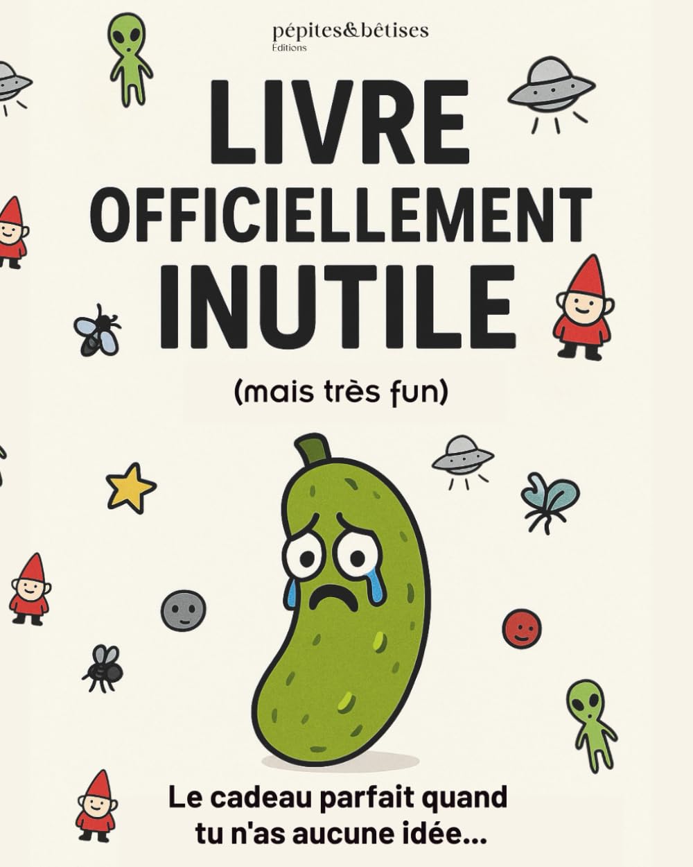 jaquette album Le Manuel Officiel du Cadeau Nul : À Offrir Quand On N’a Plus Aucune Idée: Un cadeau absurde, léger et drôle, pour ceux qui veulent offrir quelque chose… mais surtout pas quelque chose de sérieux