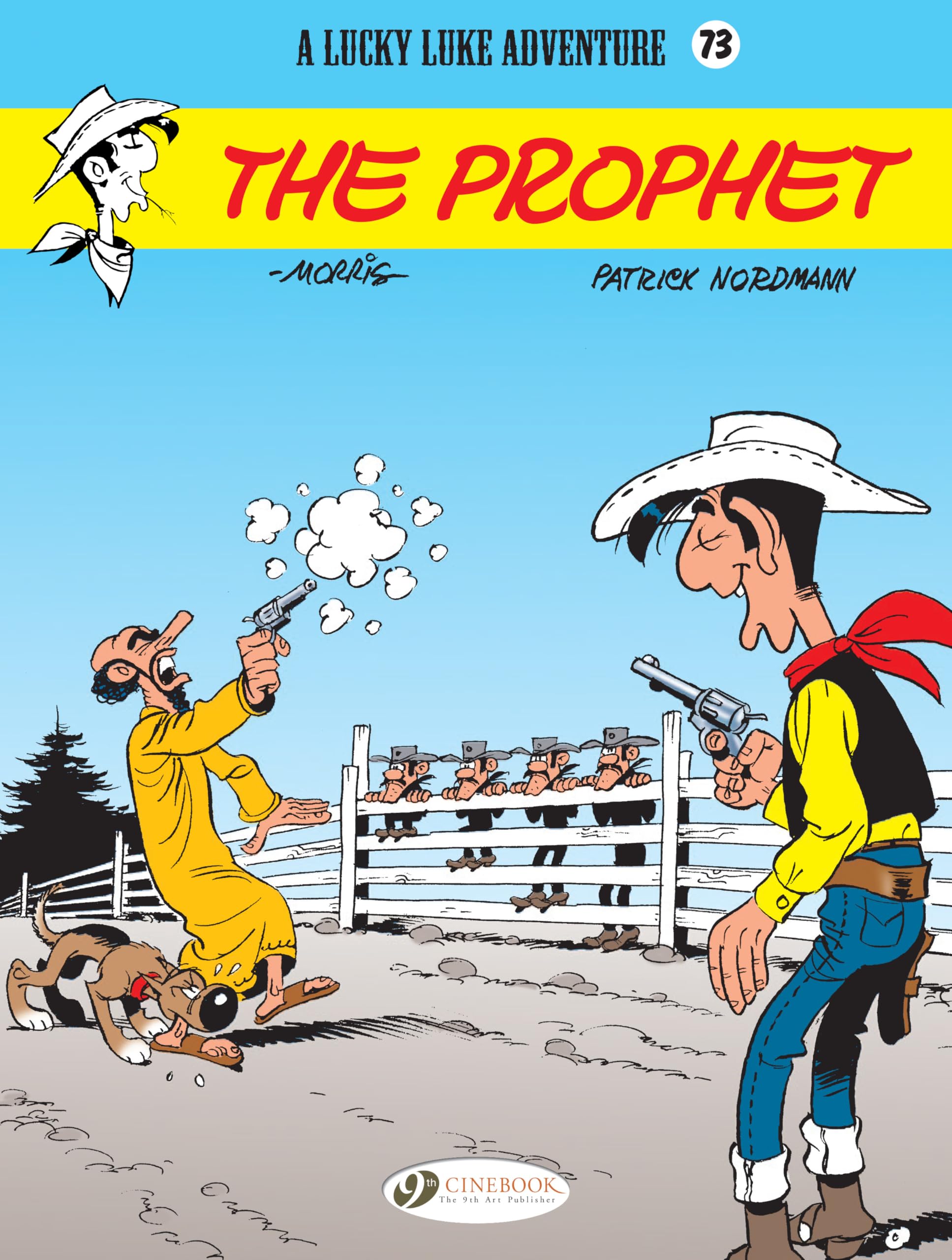 jaquette album Lucky Luke Volume 73 - The Prophet (73)
