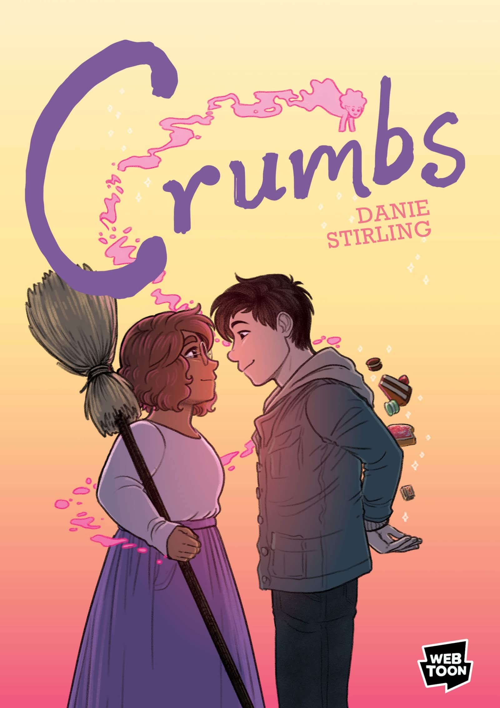 jaquette album Crumbs: A Graphic Novel – A Charming YA Graphic Novel of First Love and Friendship