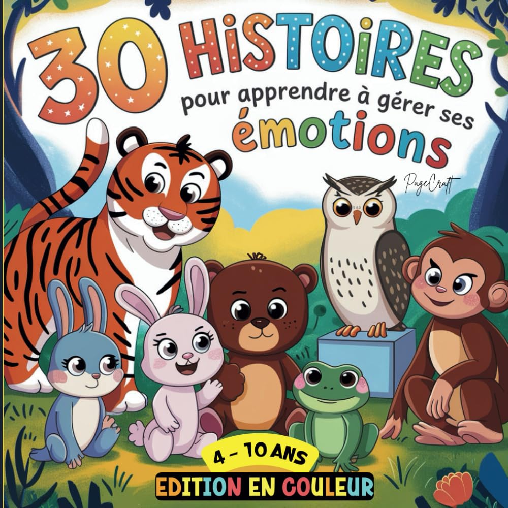 jaquette album 30 Histoires pour apprendre à gérer ses émotions