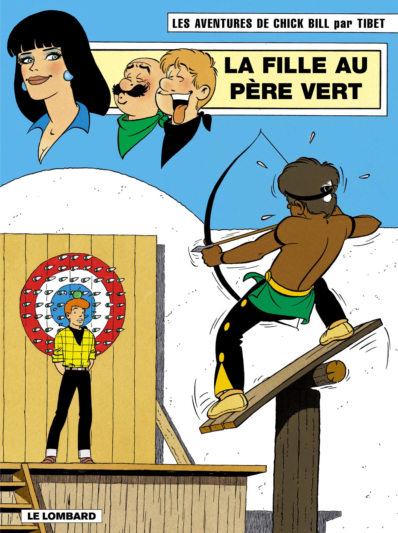 jaquette album Chick Bill, tome 65 : La Fille au père vert