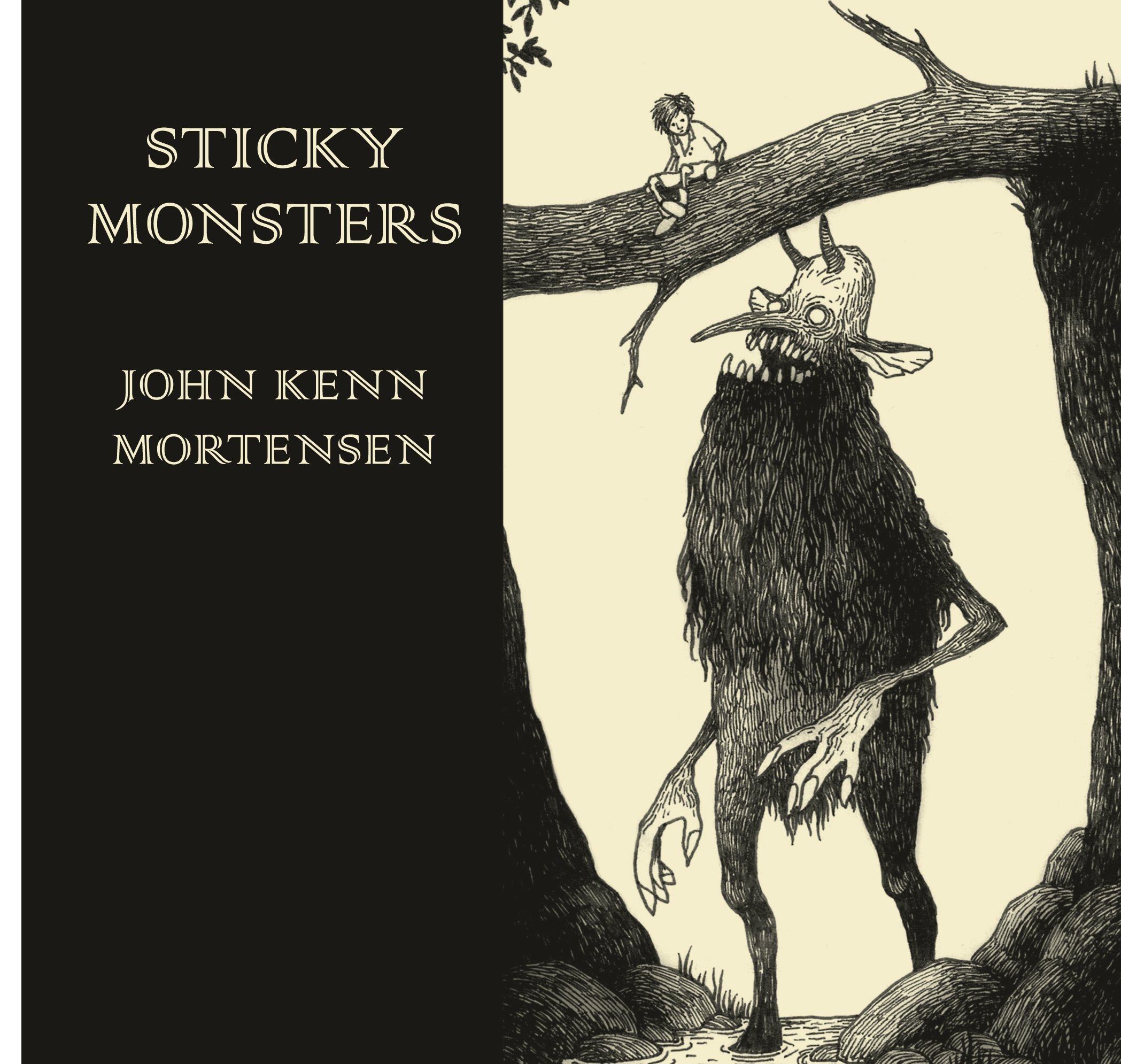 jaquette livre Sticky Monsters