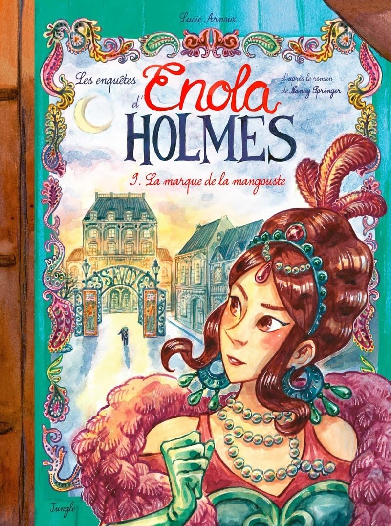 jaquette album Les enquêtes d'Enola Holmes - Tome 9 La marque de la mangouste (9)