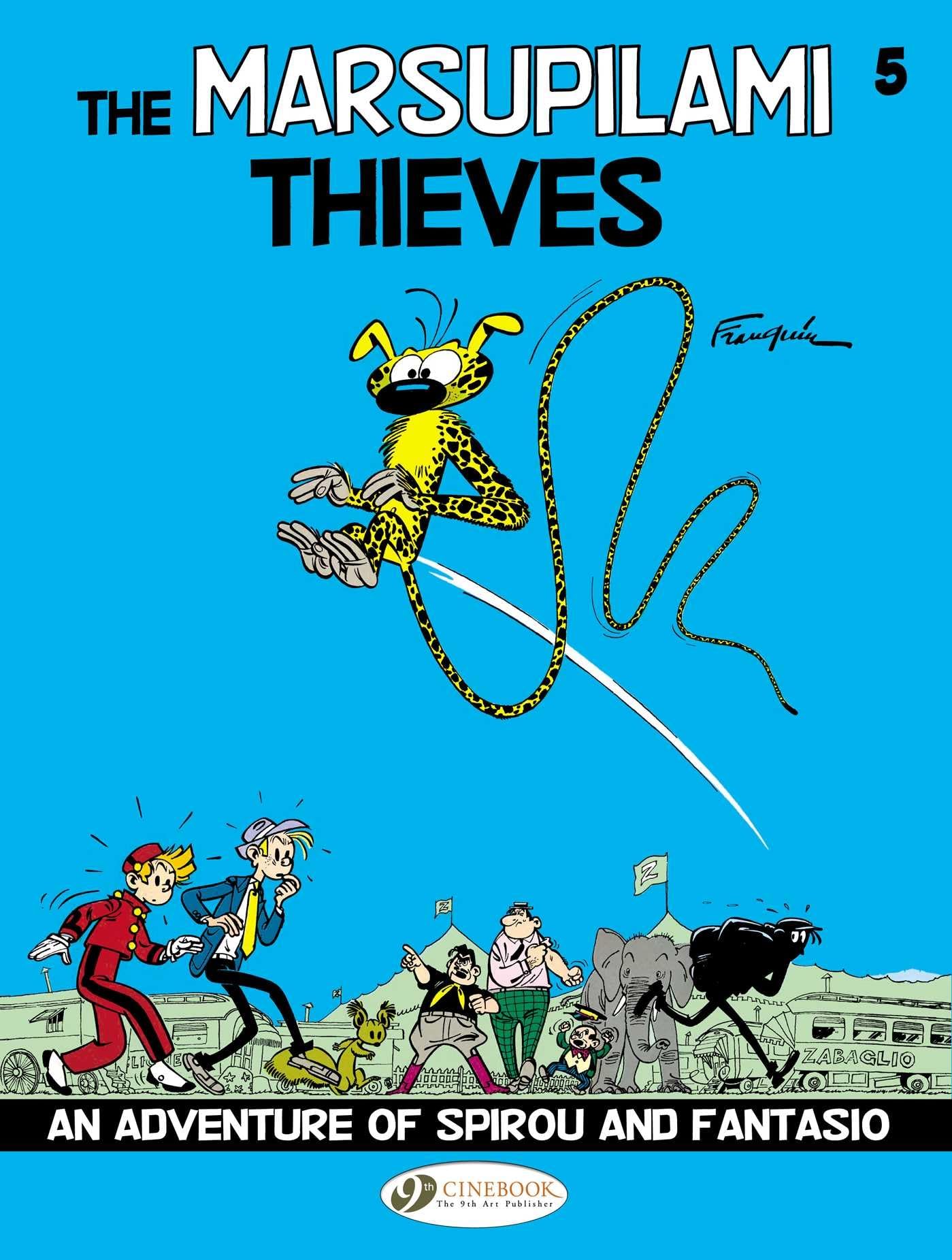 jaquette album Spirou & Fantasio - tome 5 The Marsupilami Thieves (5)