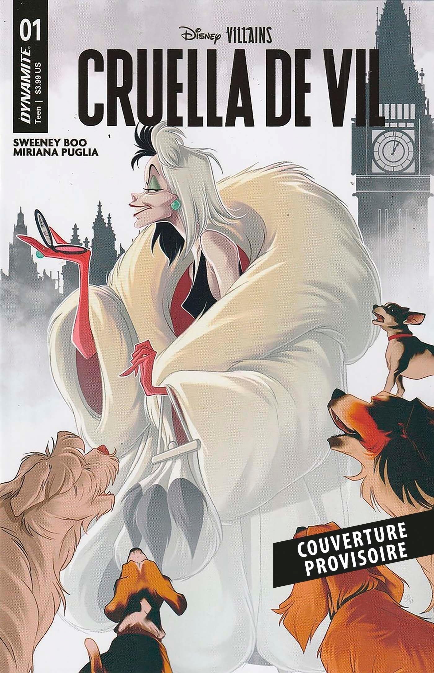 jaquette album Disney Vilains - Cruella