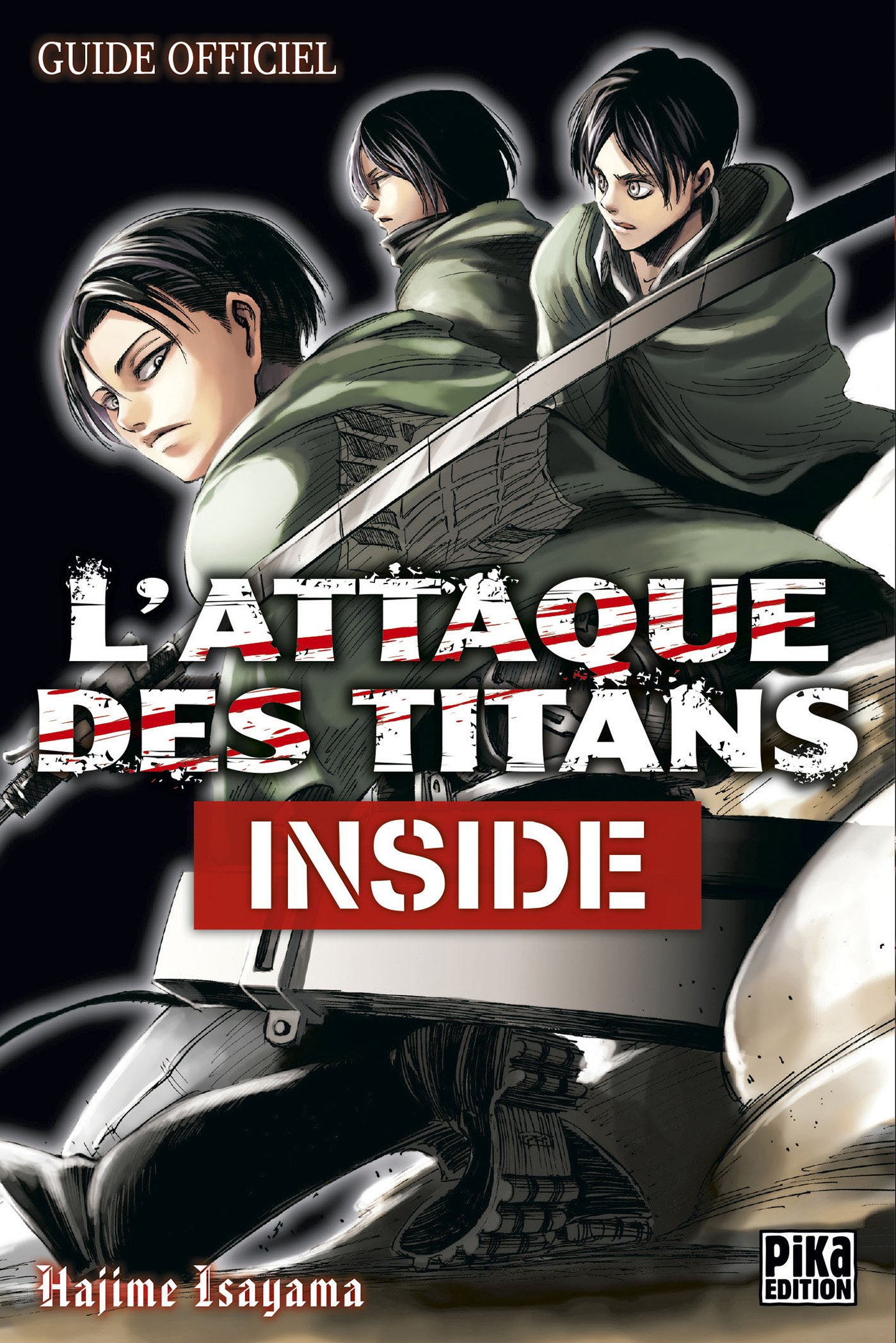 jaquette album L'Attaque des Titans - Inside: Guide Officiel