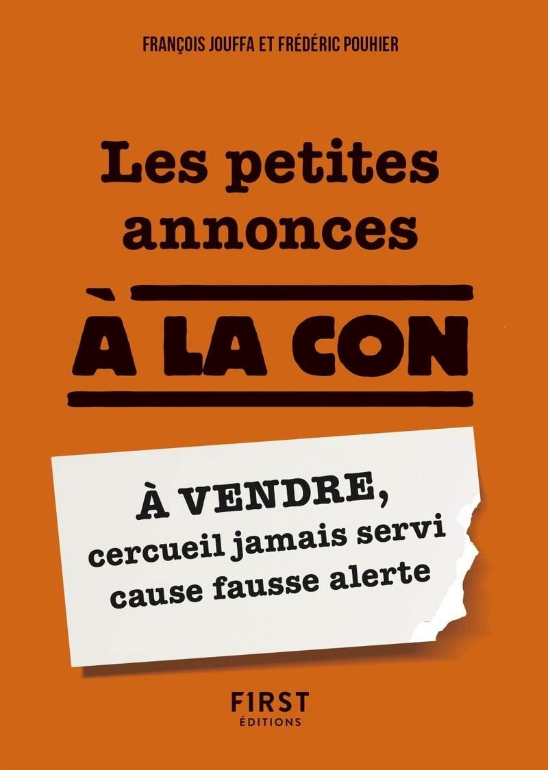 jaquette livre Les Petites Annonces à la con - relié