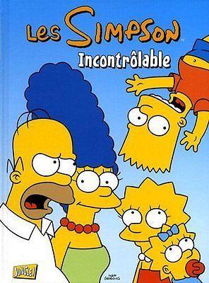 jaquette album BD Les Simpson  Incontrolable