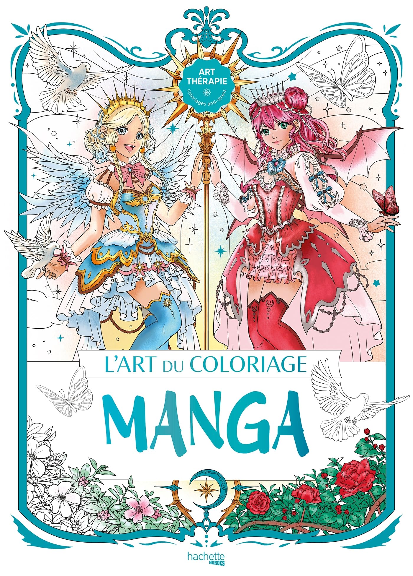 jaquette album L'art du coloriage manga