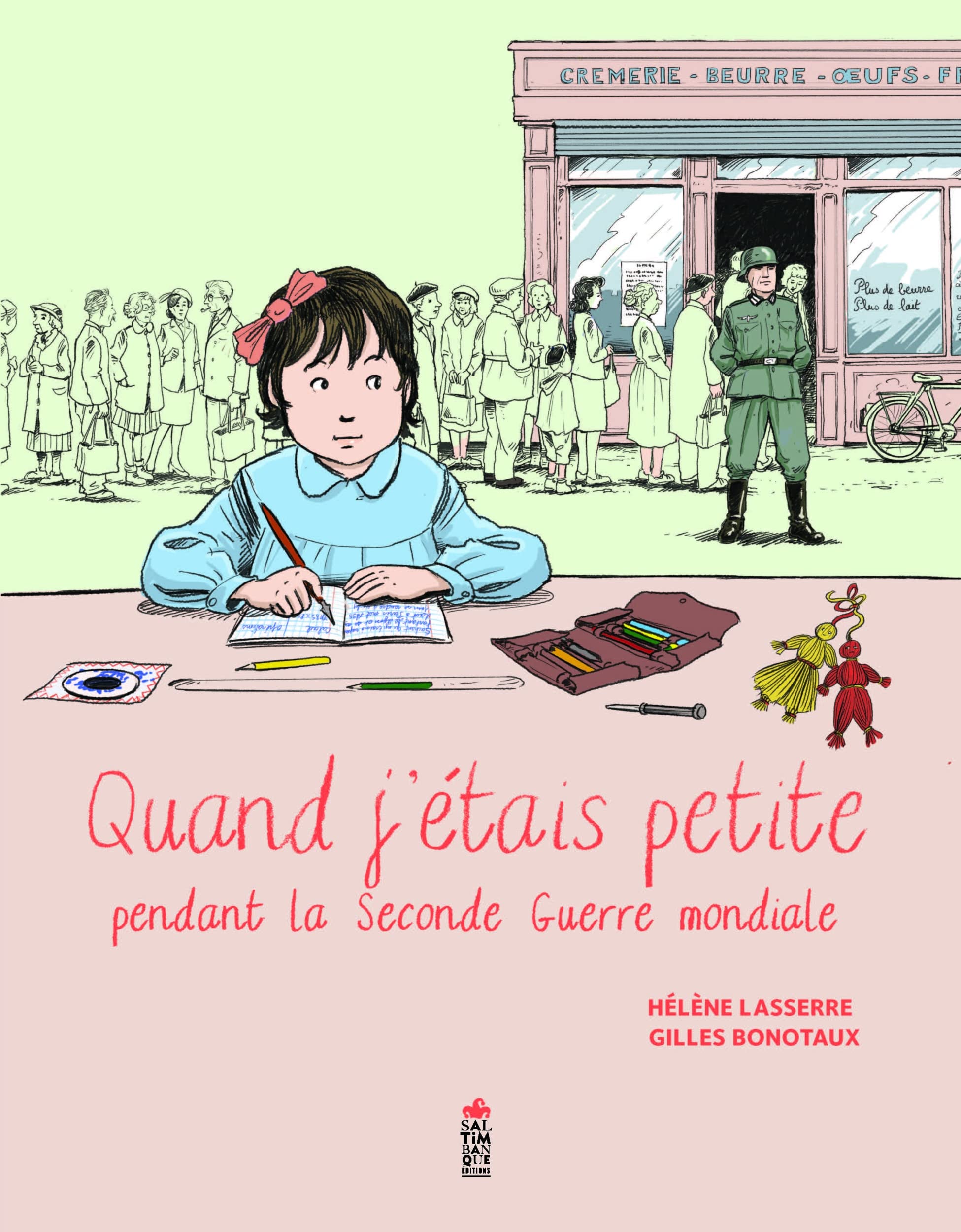 jaquette album Quand j'étais petite pendant la seconde guerre mondiale