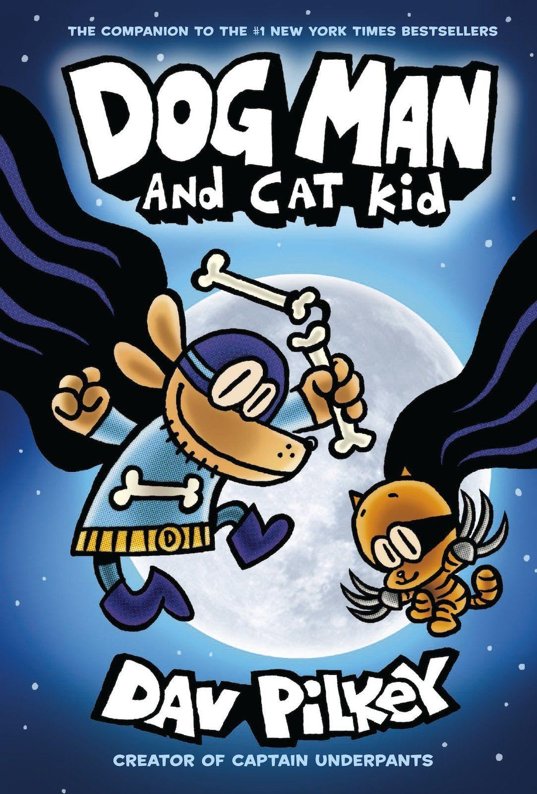 jaquette album Dog Man 4: Dog Man and Cat Kid