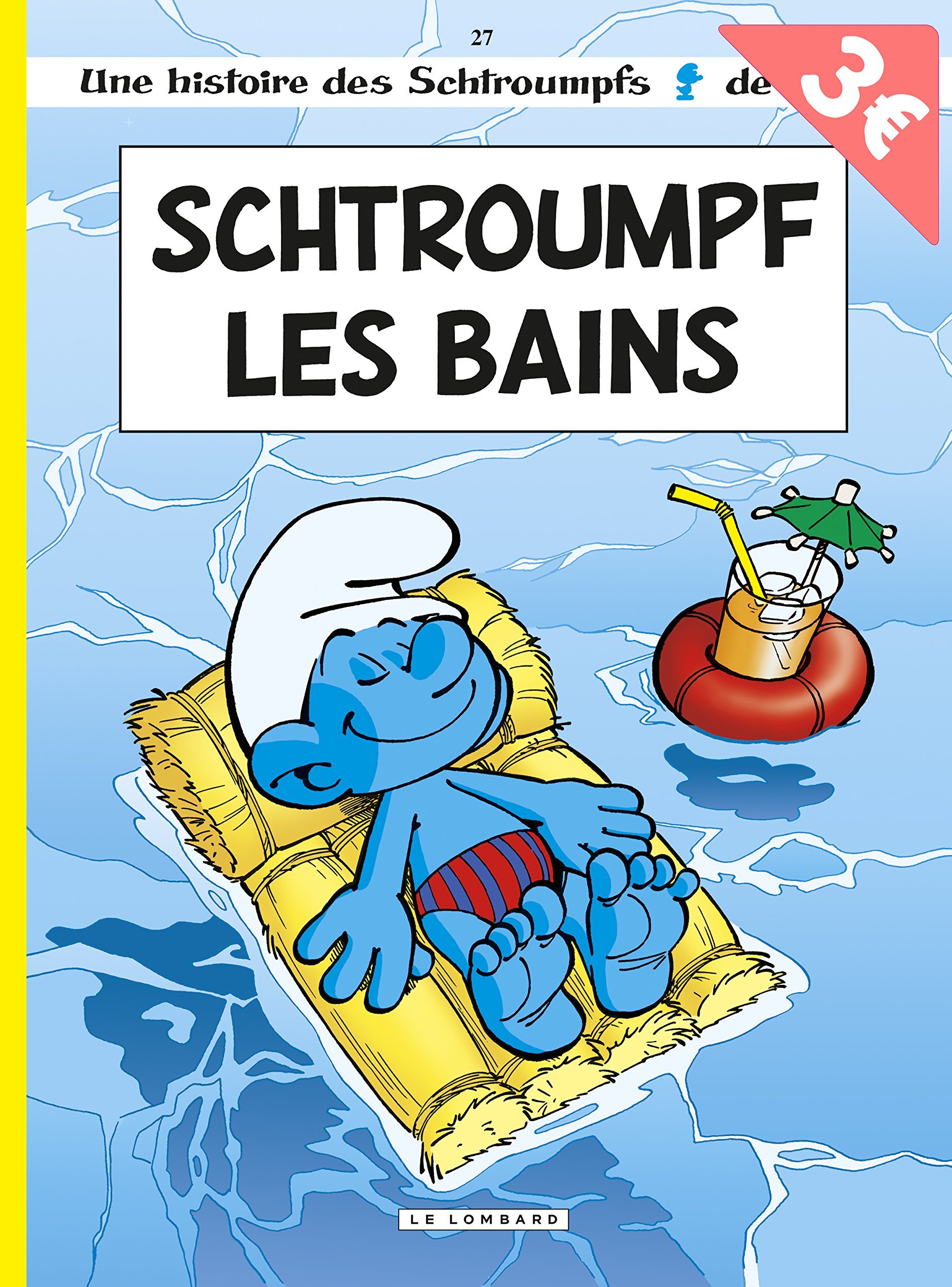 jaquette album Les Schtroumpfs, tome 27 : Schtroumpfs les bains