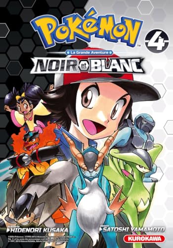 jaquette album Pokémon - La Grande Aventure - Noir et Blanc - Double - Tome 4