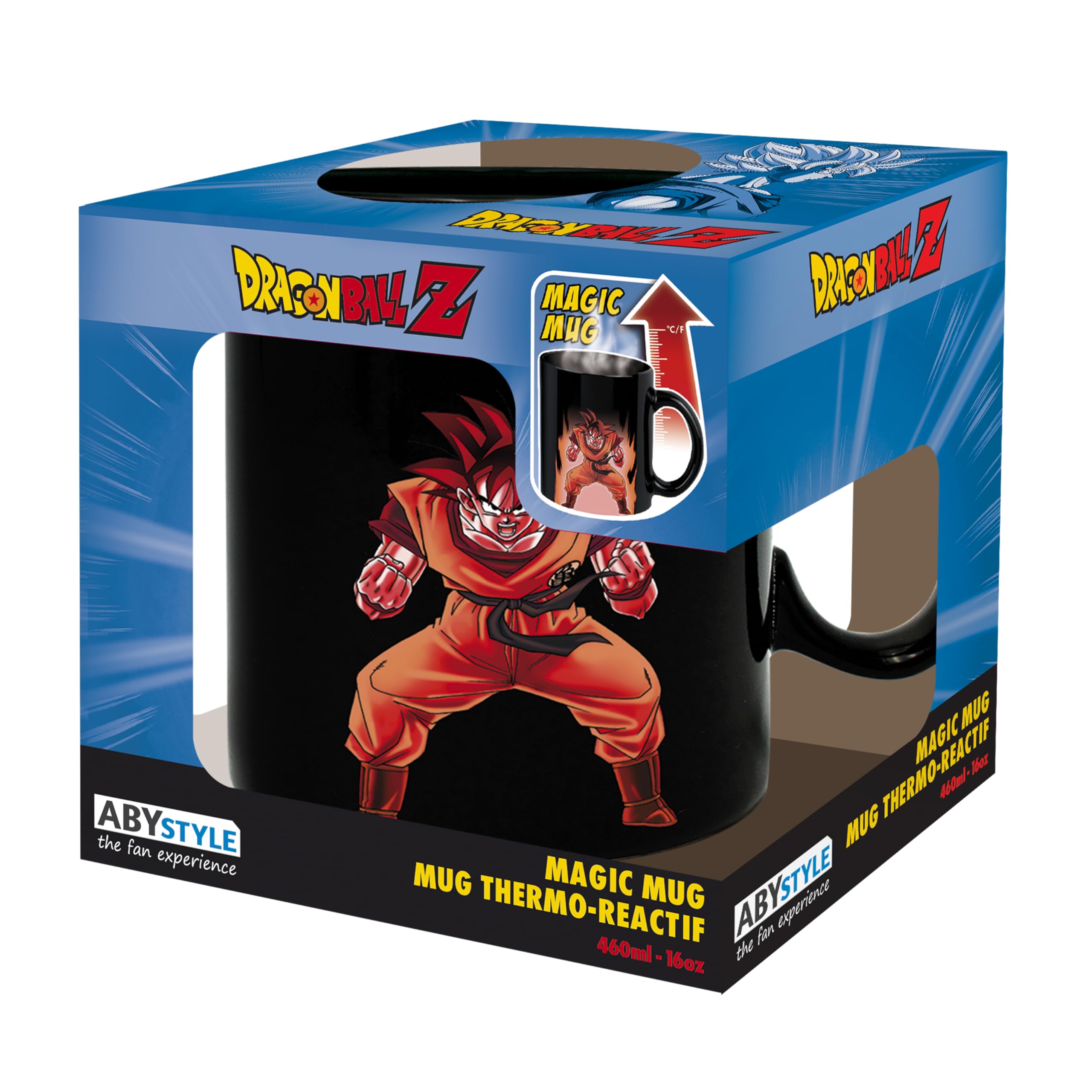 jaquette album ABYSTYLE - DRAGON BALL Mug Heat Change 460 ml DBZ/Goku, ABYMUGA438