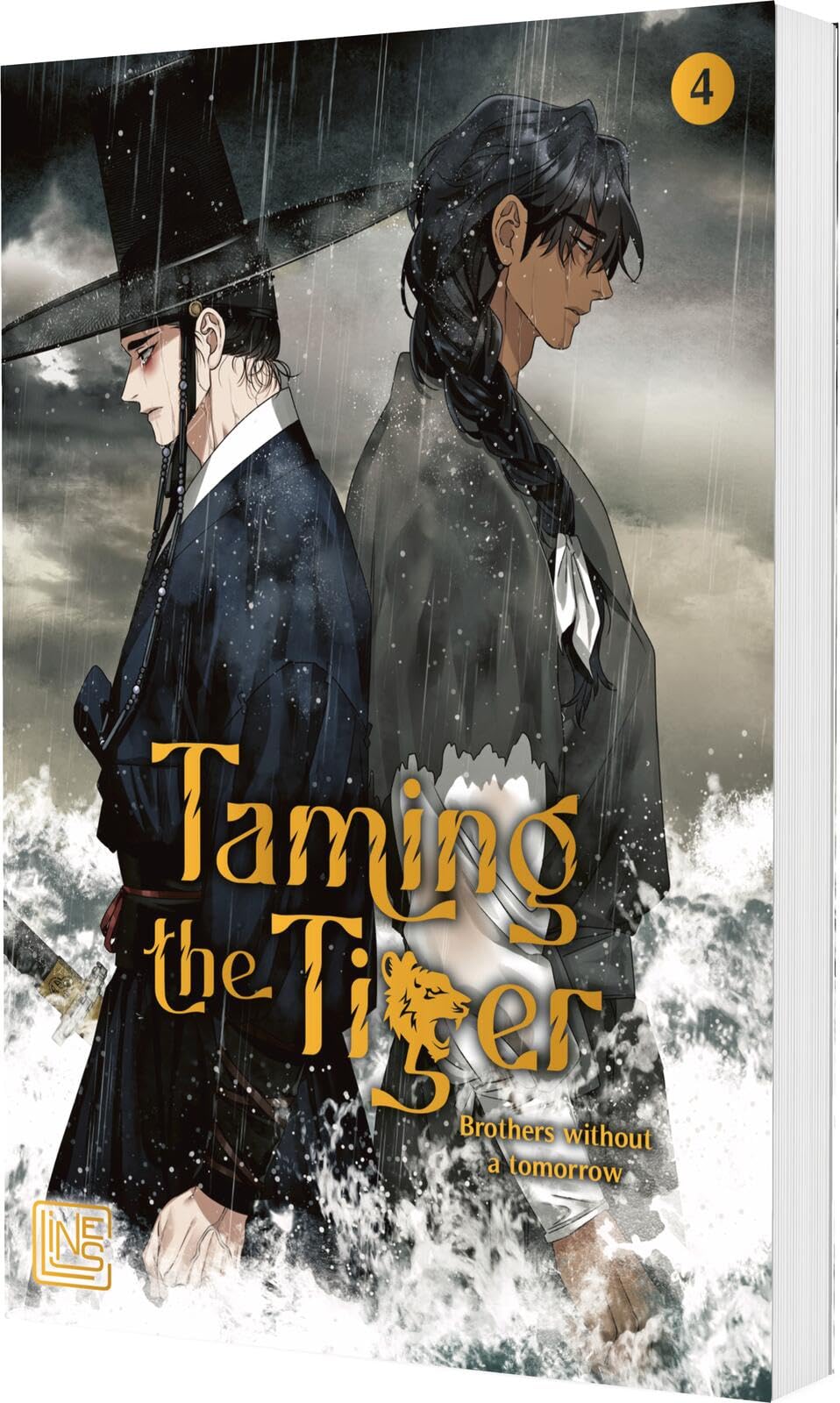 jaquette album Taming the Tiger 4: Unzensierter Boys-Love-Manhwa für Erwachsene über eine riskante Liebe im alten Korea - limitierte Auflage mit Photocard