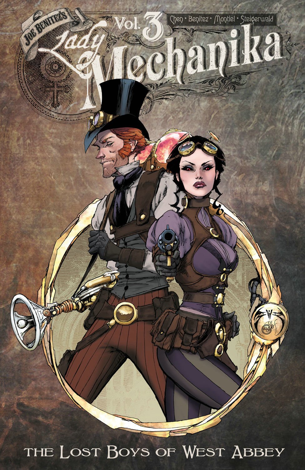 jaquette album Lady Mechanika Volume 3: The Lost Boys of West Abbey