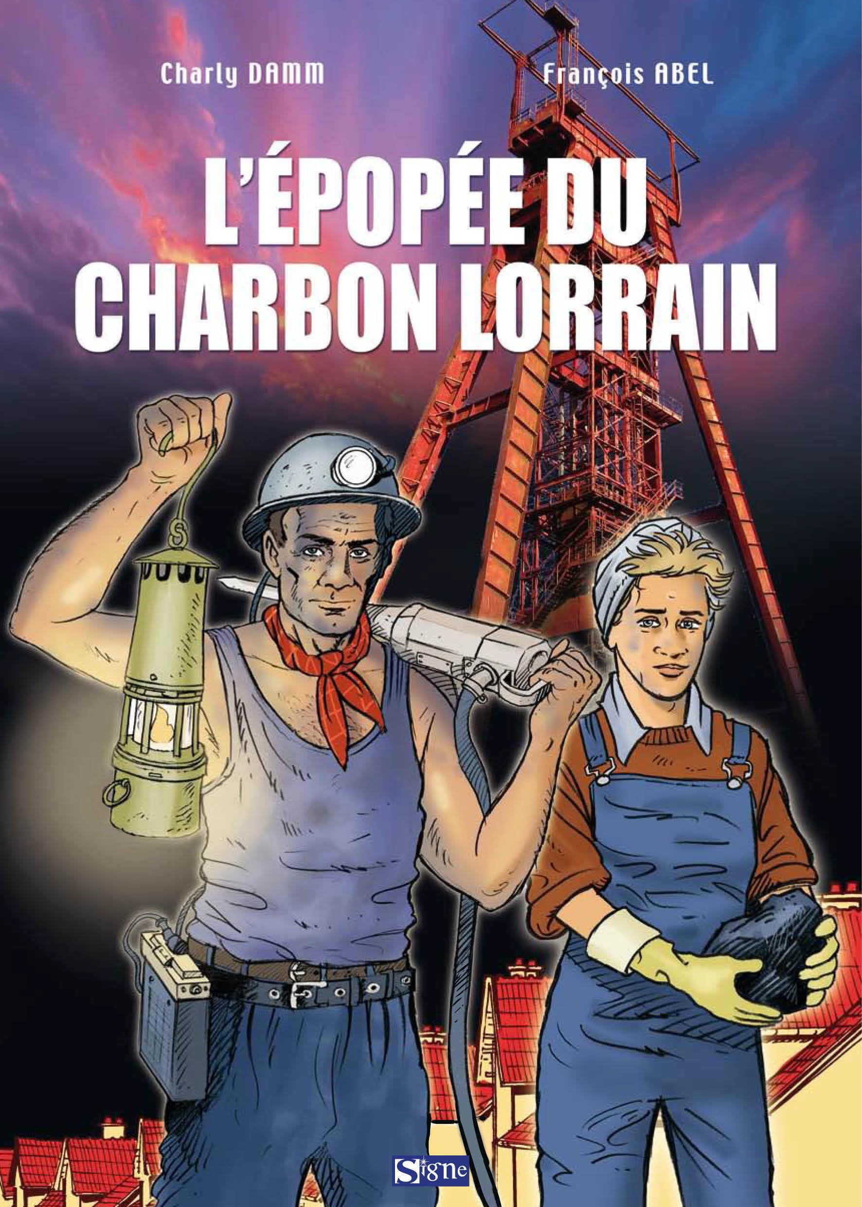 jaquette album BD L'épopée du charbon lorrain