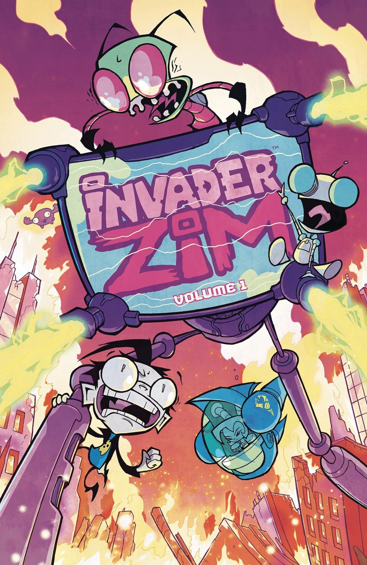 jaquette album Invader Zim Volume 1