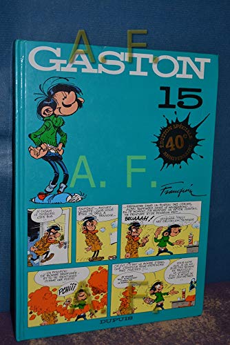 jaquette album Gaston Tome 15
