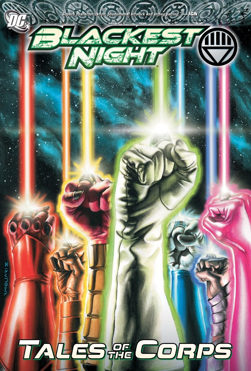 jaquette album Blackest Night: Tales of the Corps