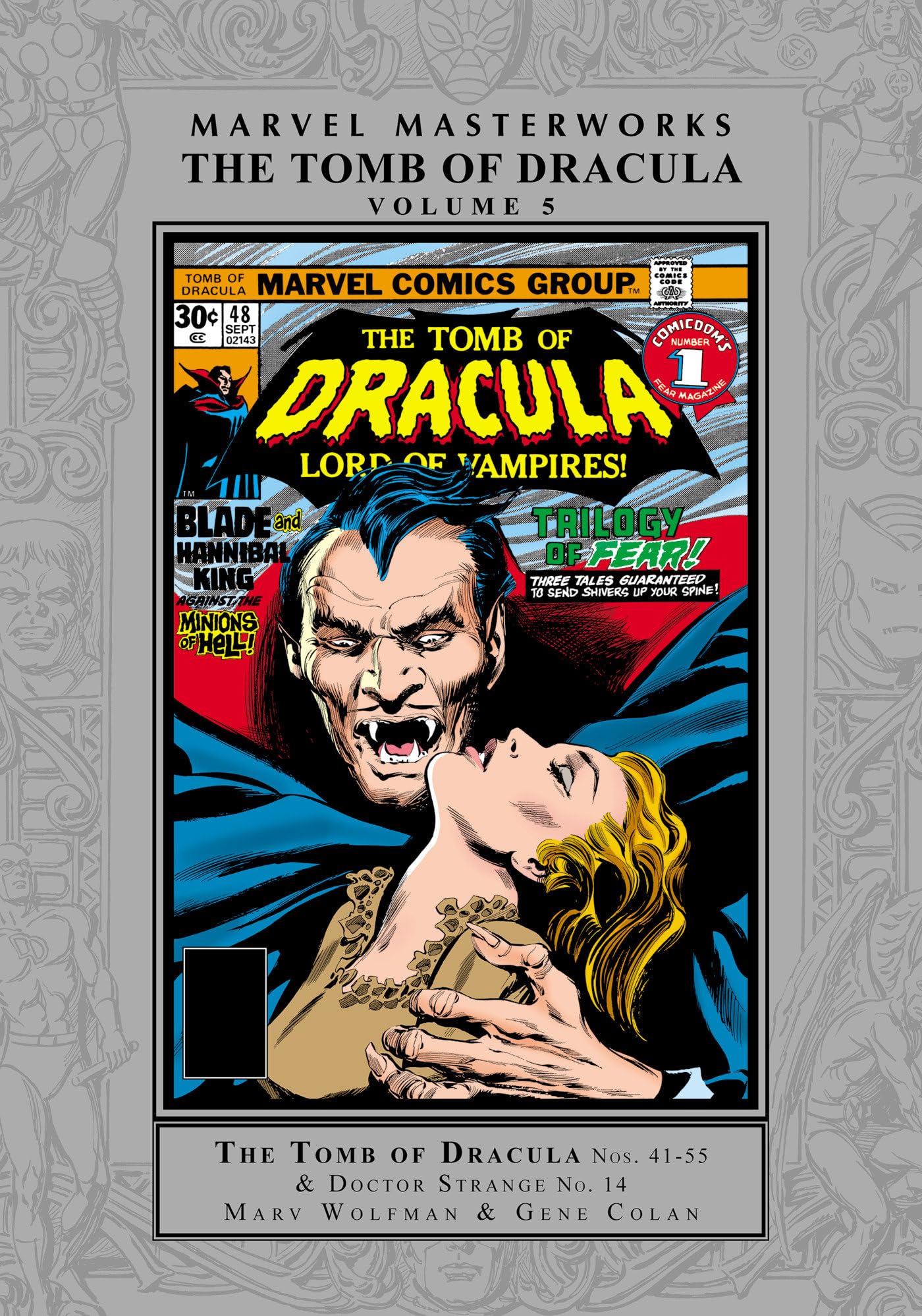 jaquette album Marvel Masterworks: The Tomb Of Dracula Vol. 5