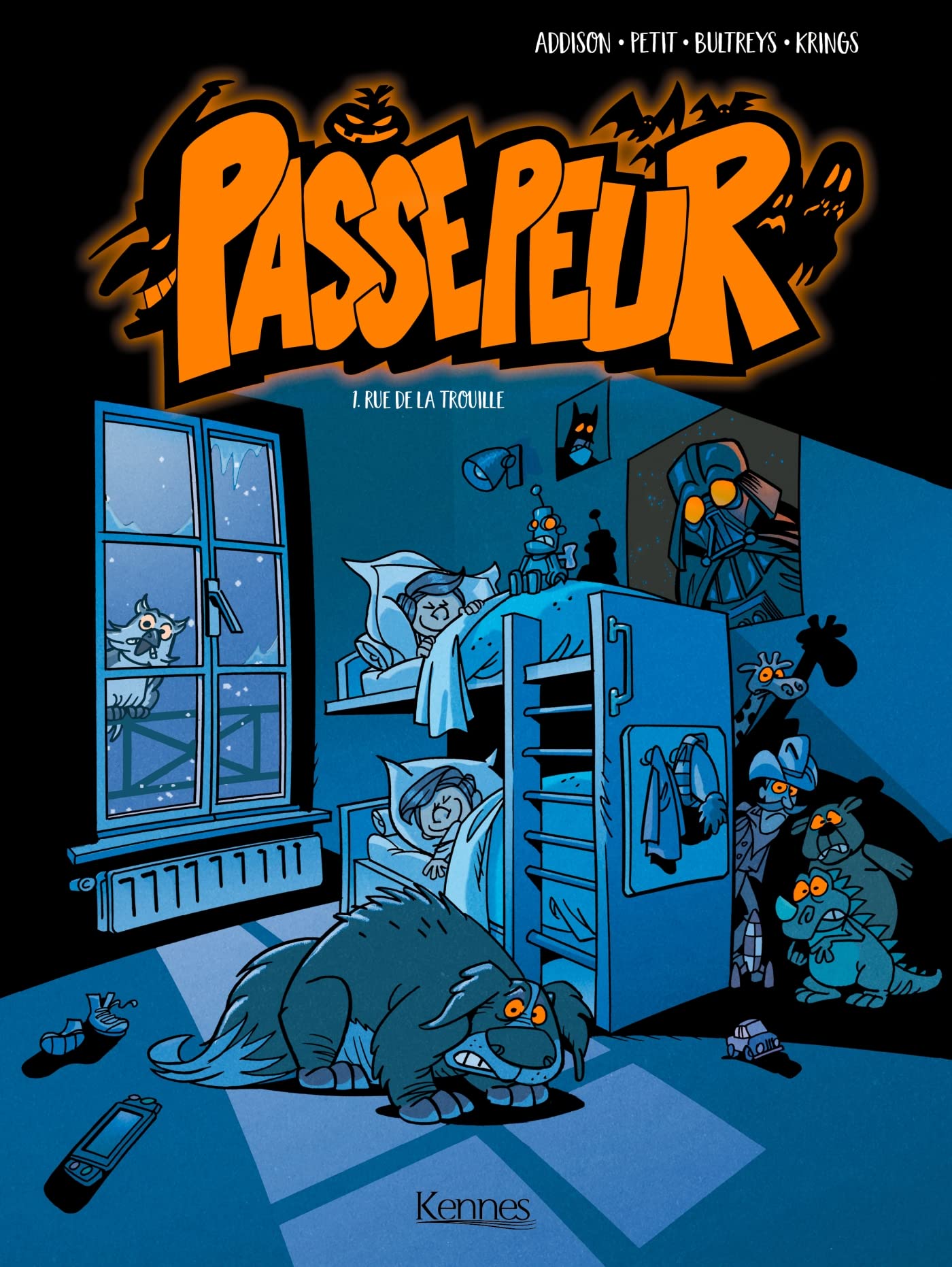 jaquette album Passepeur BD T01: Rue de la Trouille