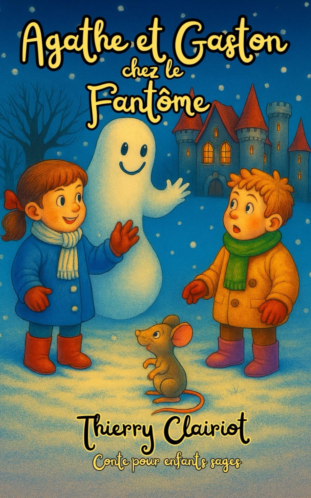 jaquette album Agathe et Gaston chez le fantôme
