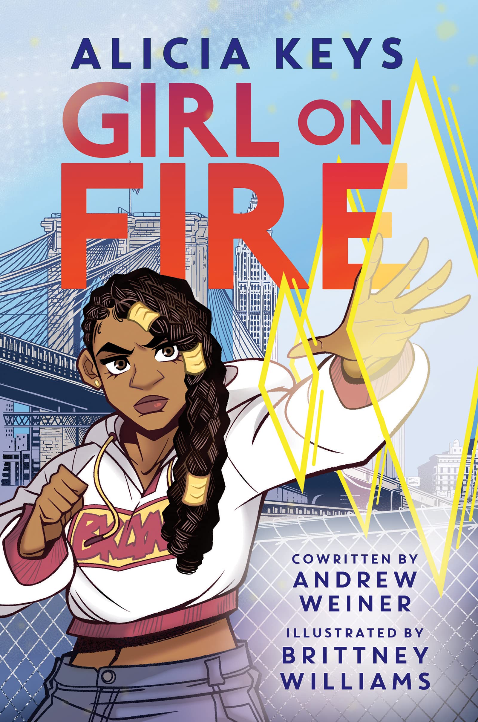 jaquette album Girl on Fire: A Graphic Novel – A Powerful Young Adult Story of Superpowers, Inner Strength, and Social Justice.
