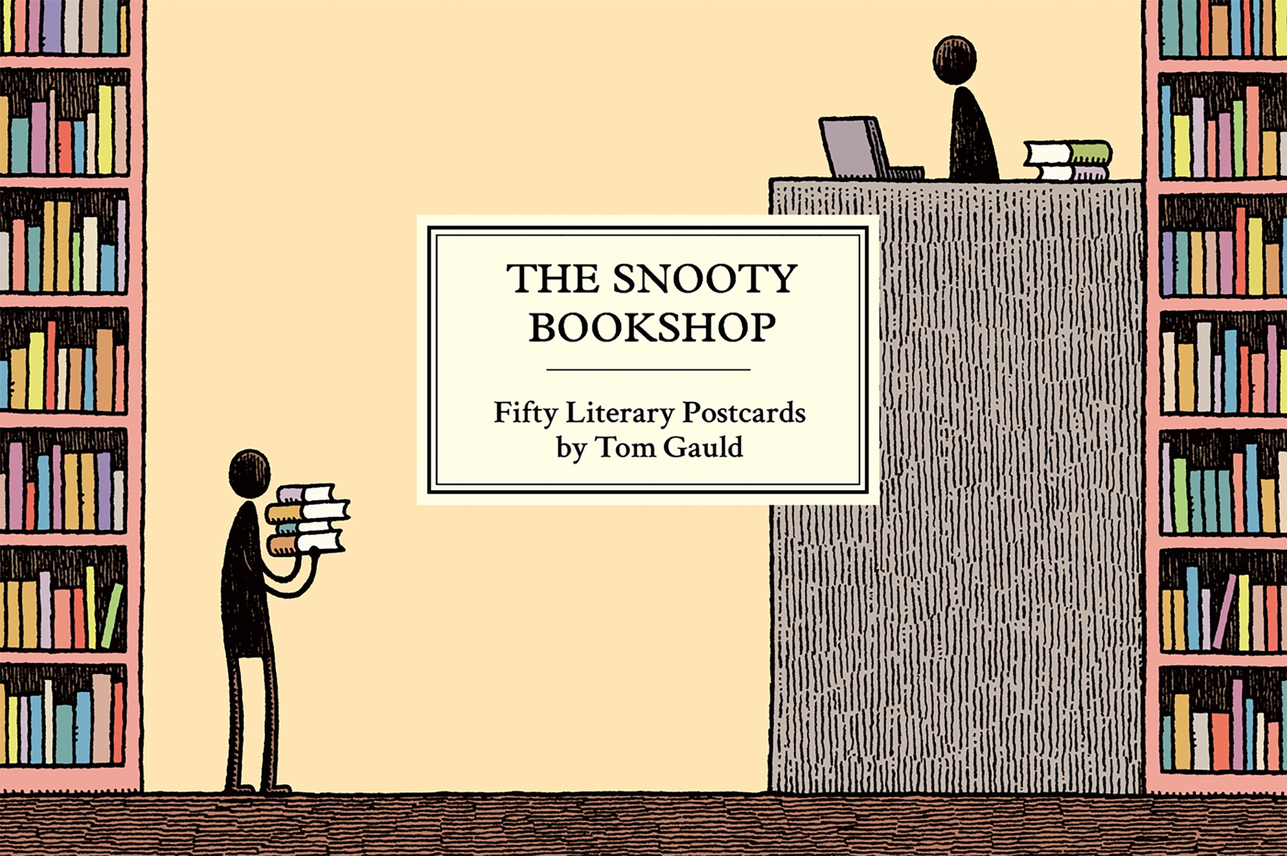 jaquette livre The Snooty Bookshop: Fifty Literary Postcards
