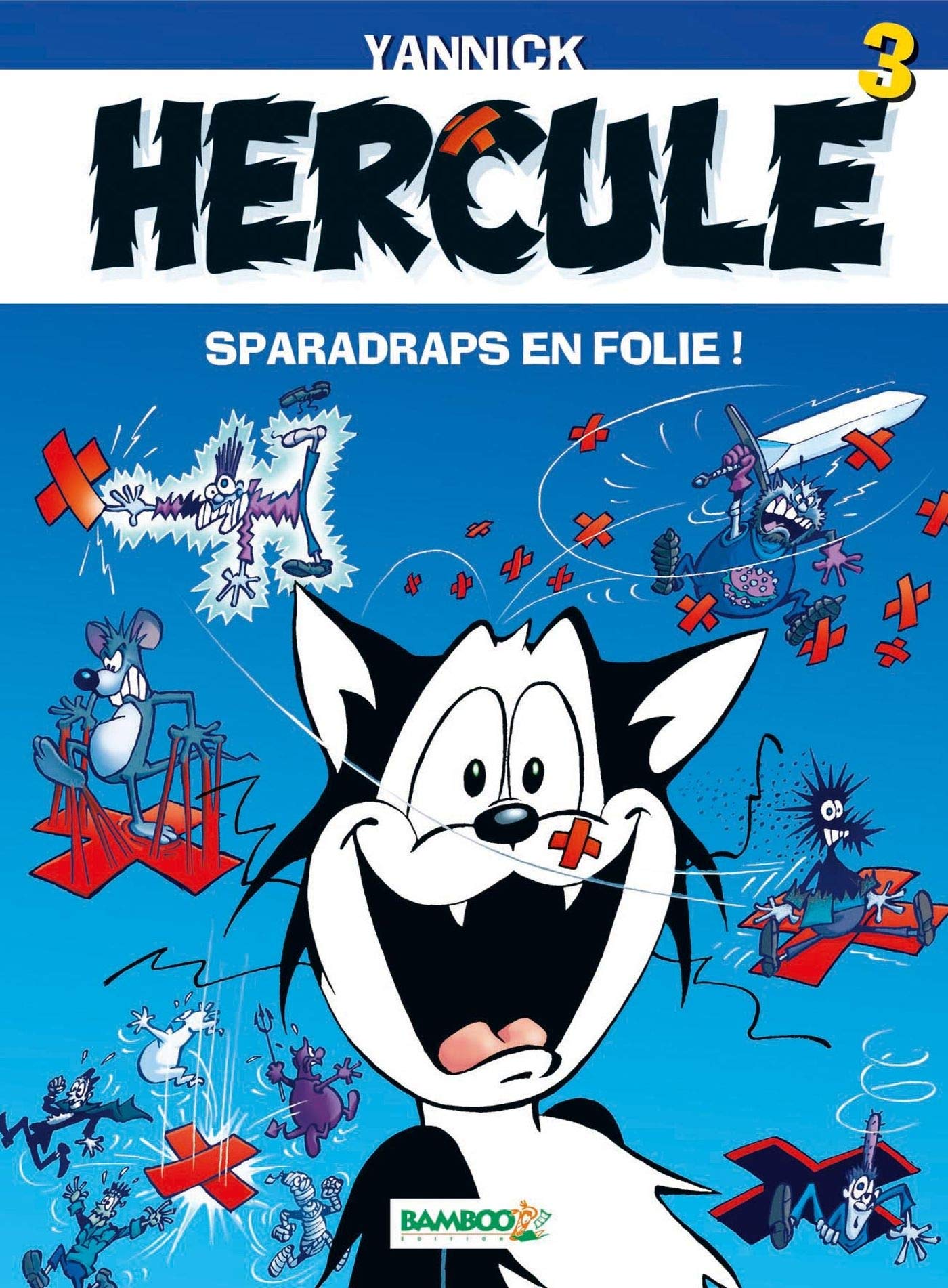 jaquette album Hercule - tome 03: Sparadraps en folie !