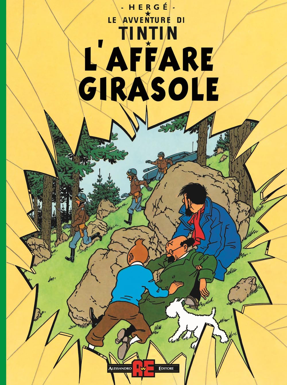 jaquette album Le avventure di Tintin. L'affare girasole