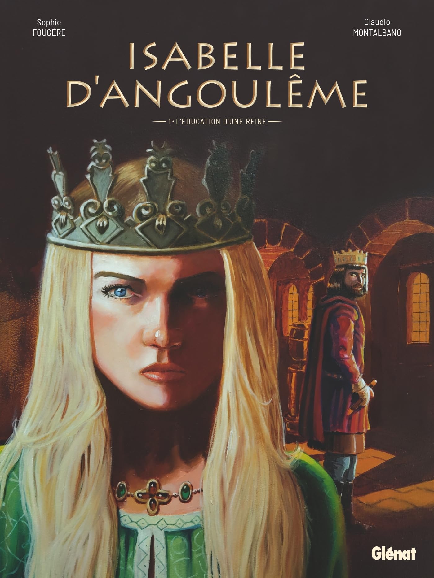 jaquette album Isabelle d'Angoulême - Tome 01: L'éducation d'une reine