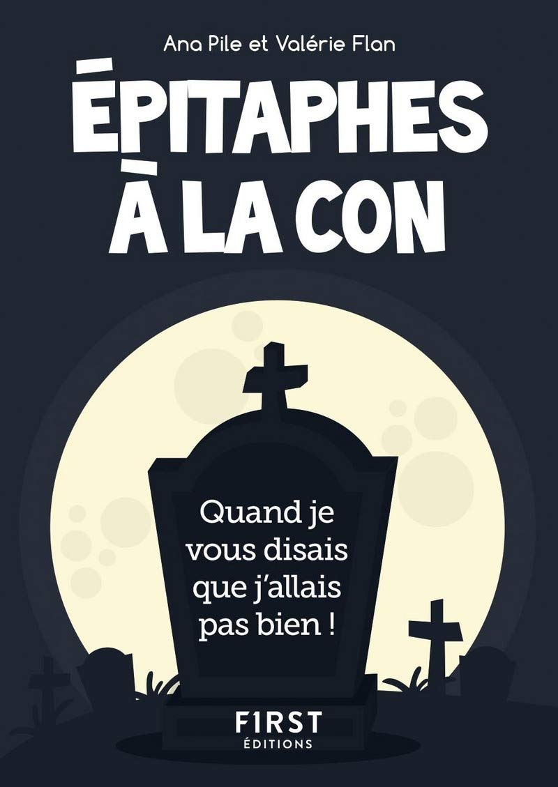 jaquette livre Petit livre de - Épitaphes à la con