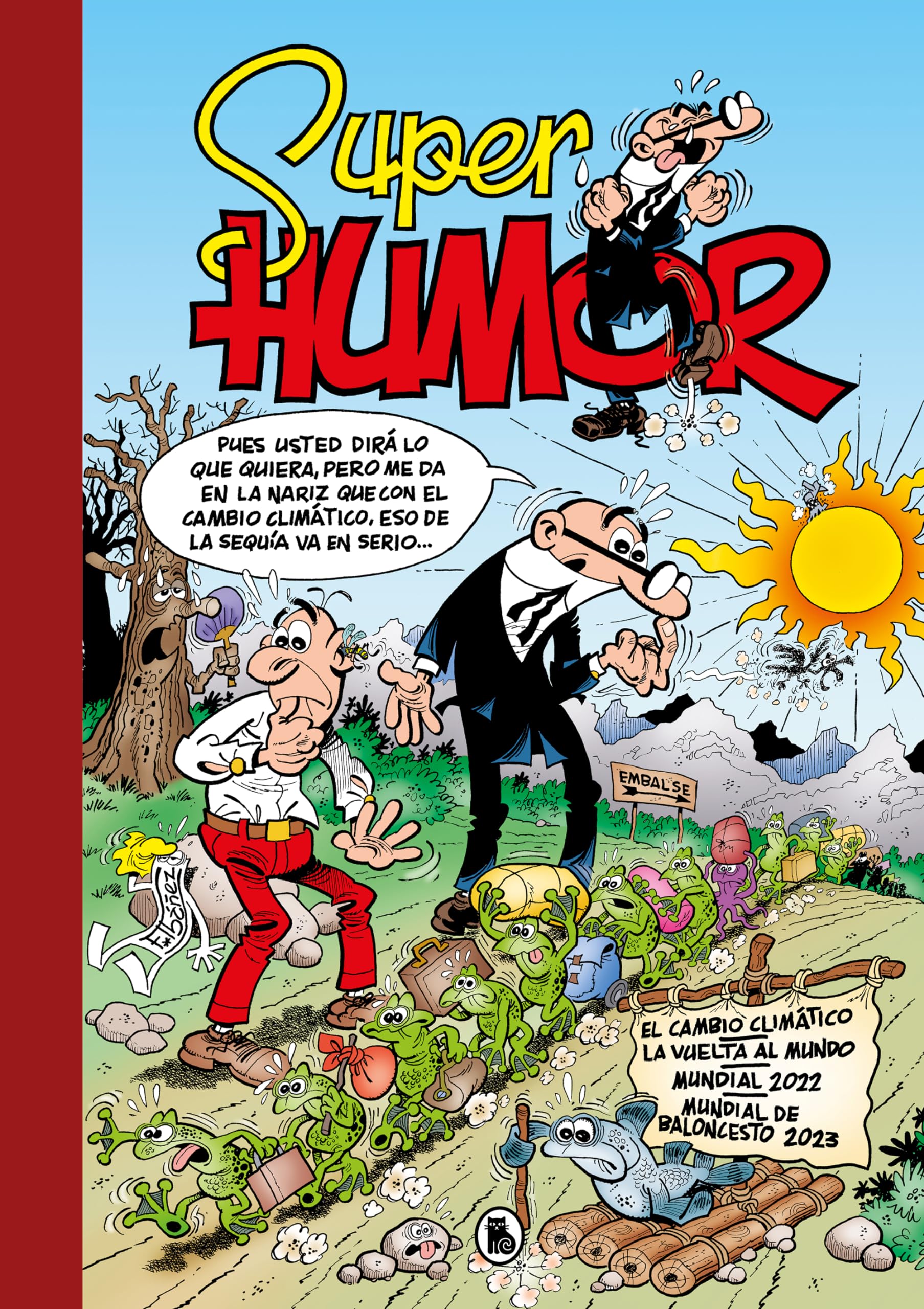 jaquette album El cambio climático | La vuelta al mundo | Mundial 2022 | Mundial de Baloncesto 2023 (Súper Humor Mortadelo 67)