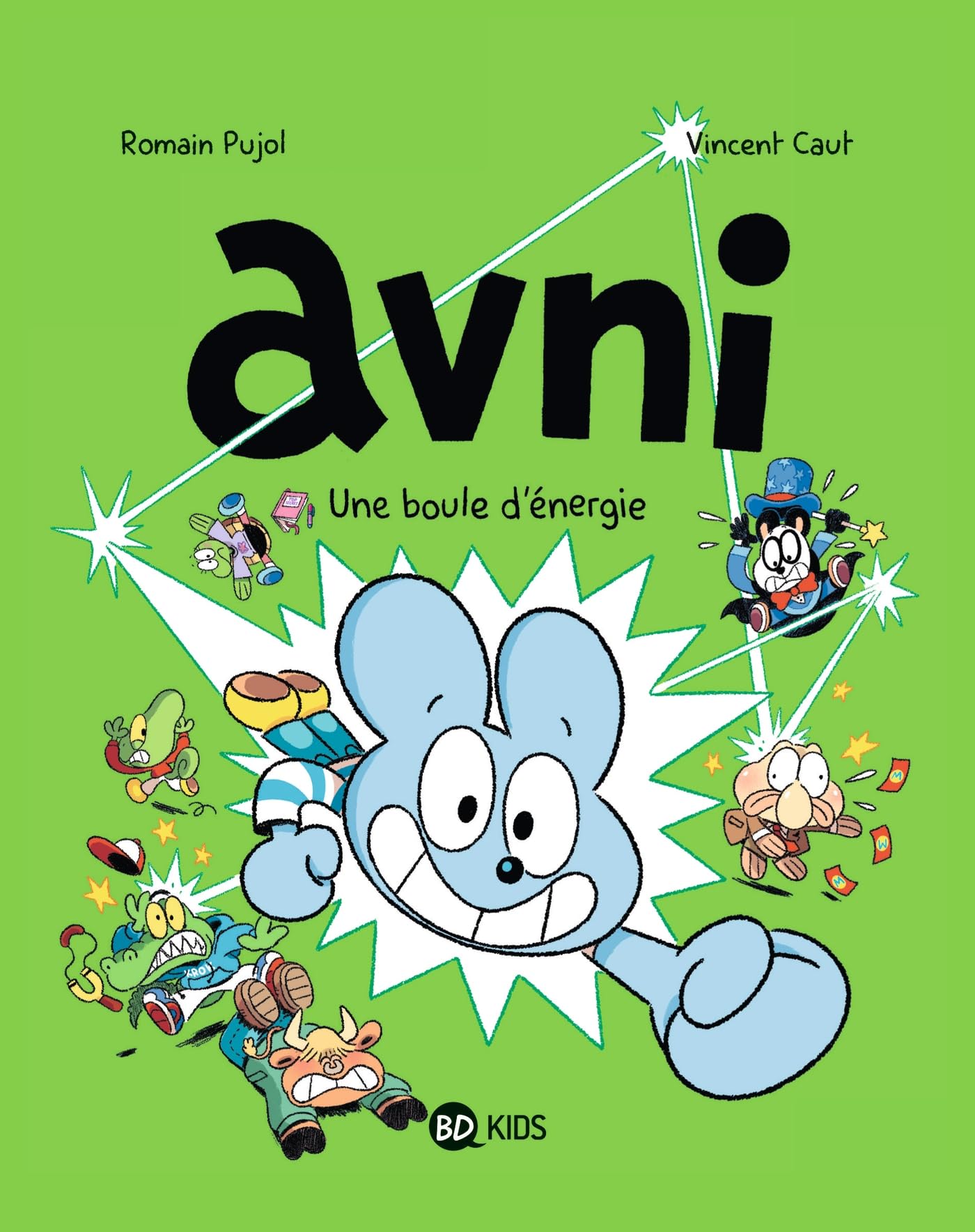 jaquette album Avni, Tome 09: Une boule d'énergie