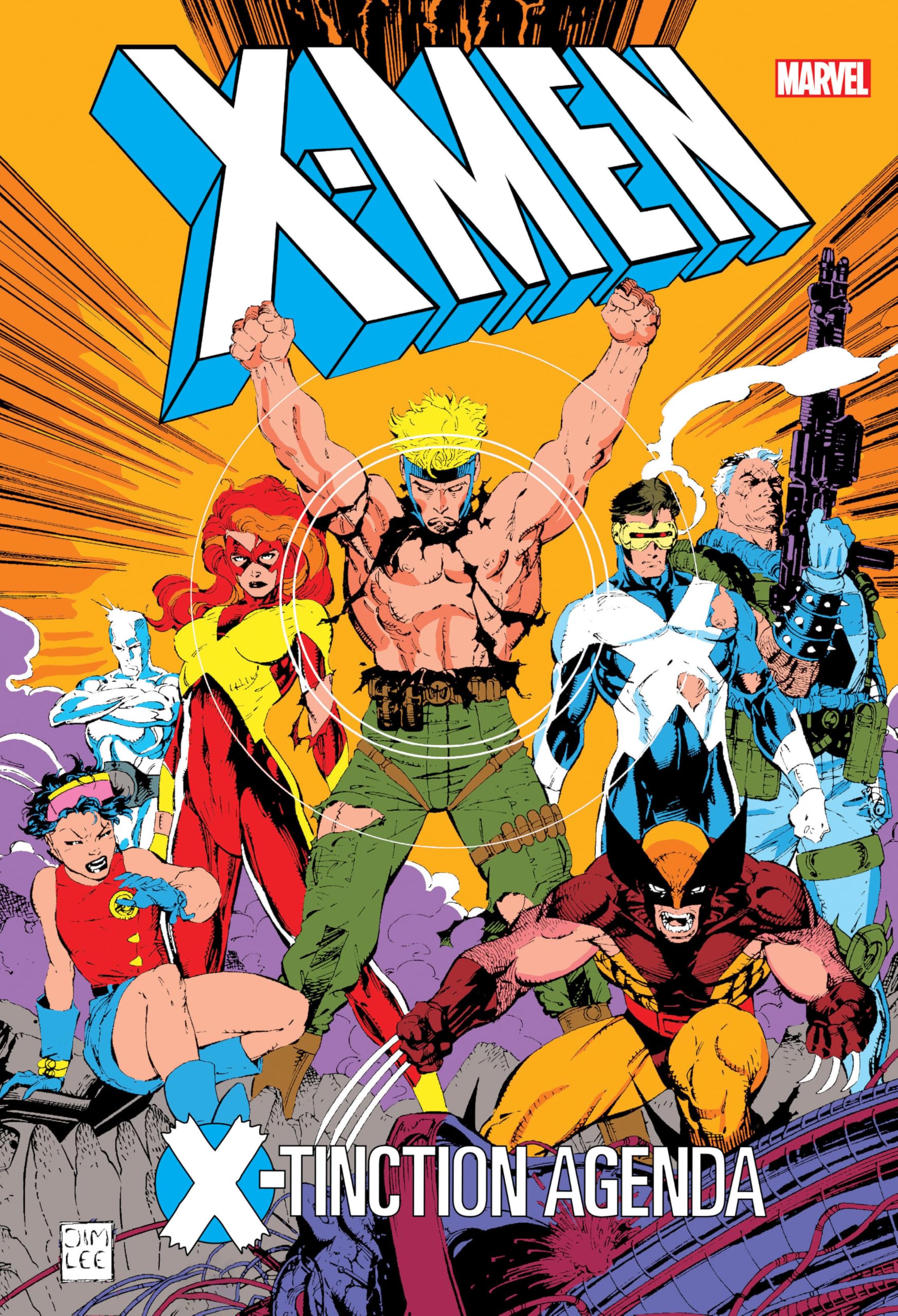 jaquette album X-MEN: X-TINCTION AGENDA OMNIBUS JIM LEE FINAL STRIKE COVER