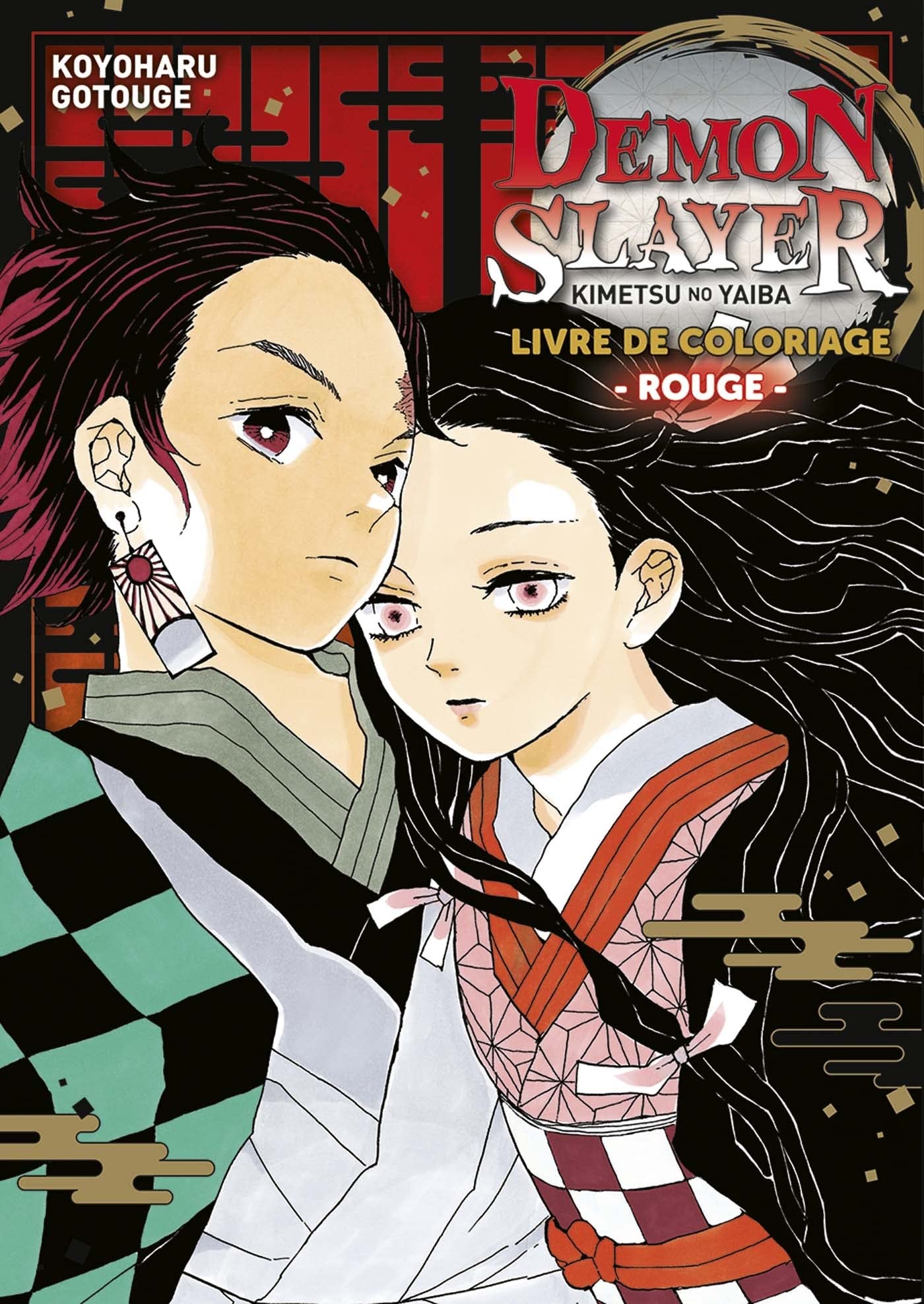 jaquette album Demon Slayer - Livre de coloriage N°01 : Rouge