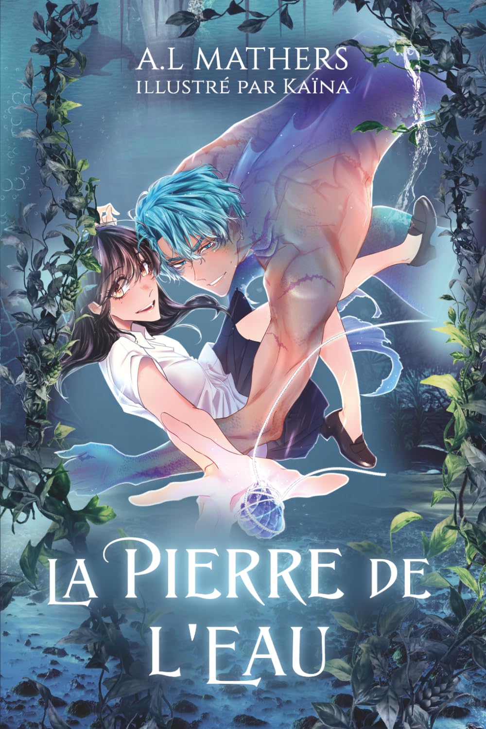 jaquette album La Pierre de l'Eau (romance fantastique)