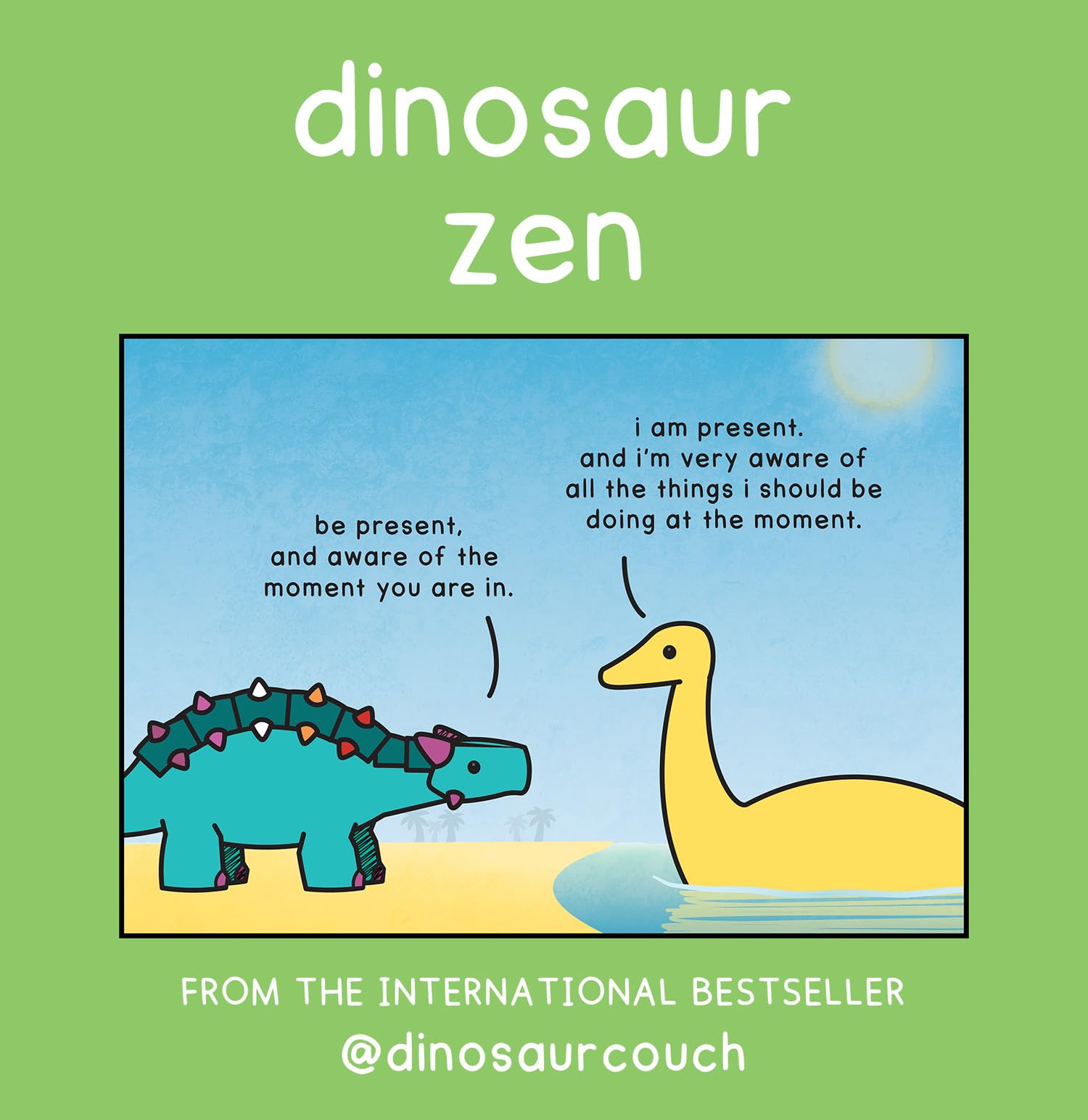 jaquette livre Dinosaur Zen
