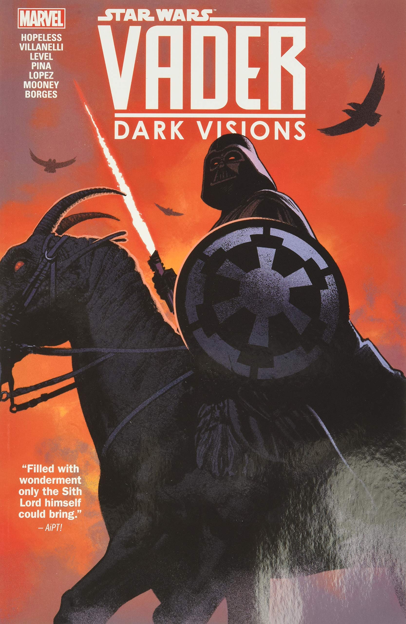 jaquette album Star Wars: Vader - Dark Visions