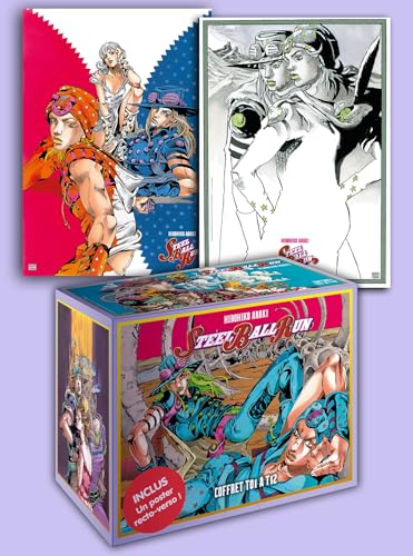 jaquette album Jojo's bizarre adventure - Saison 7 - Steel Ball Run - Coffret T1 à T12