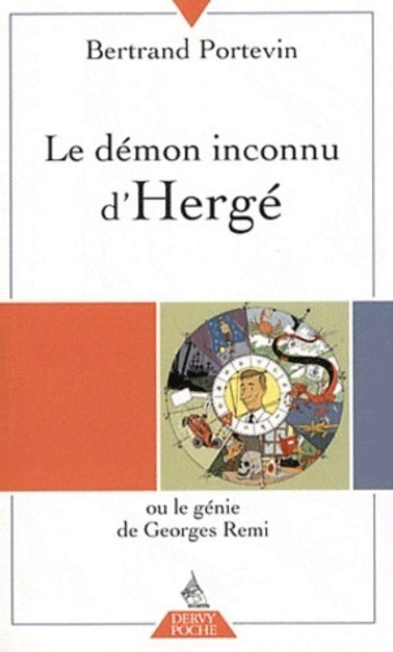 jaquette album Le démon inconnu d'Hergé ou le génie de Georges Remi