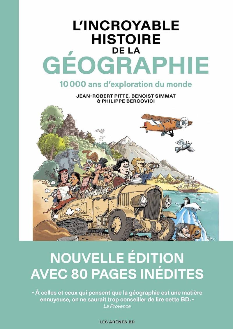 jaquette album L'Incroyable Histoire de la géographie NED