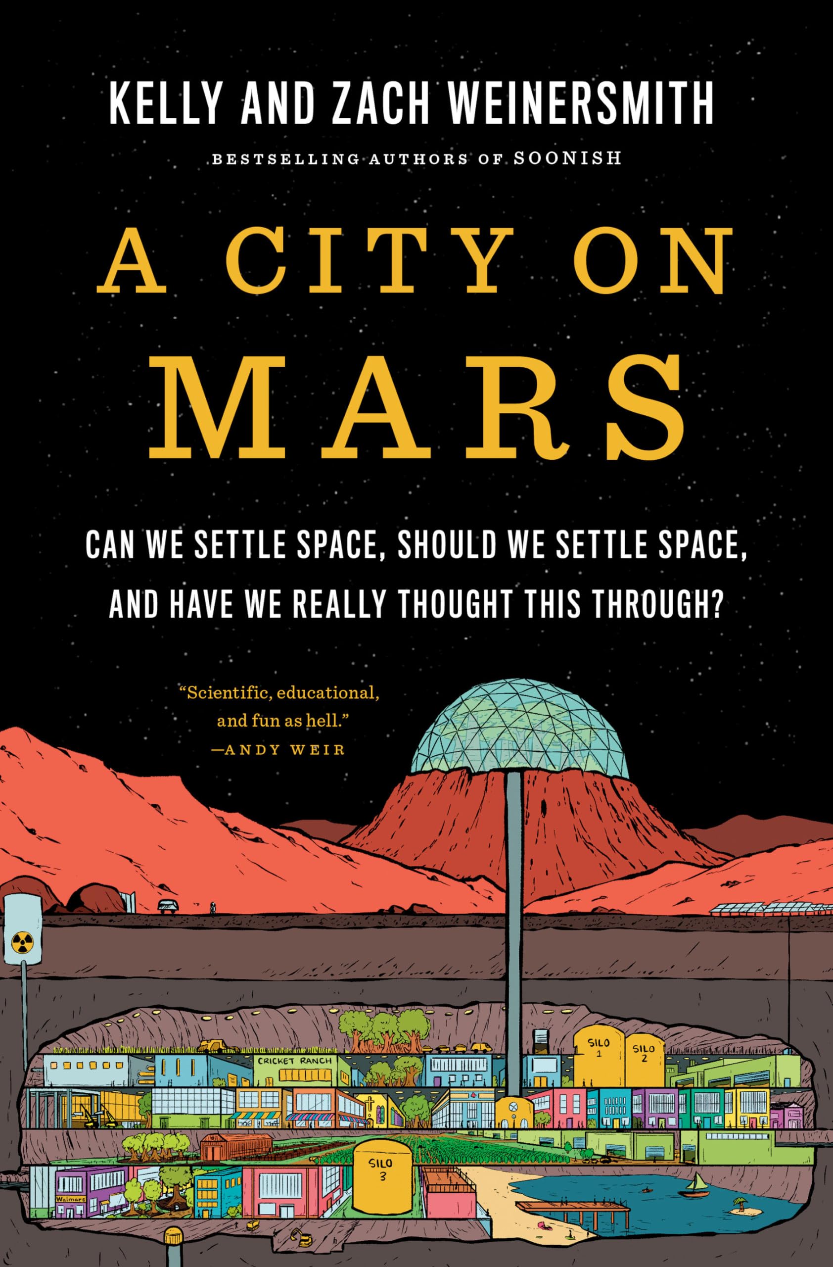 jaquette livre A City on Mars: Can we settle space, should we settle space, and have we really thought this through?