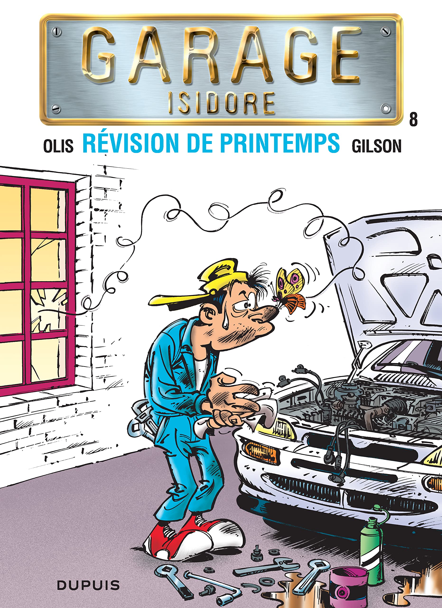 jaquette album Garage Isidore - Tome 8 - Révision de printemps (nouvelle maquette)